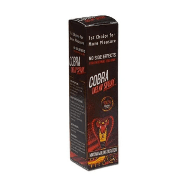 Black Cobra Delay Spray For Men